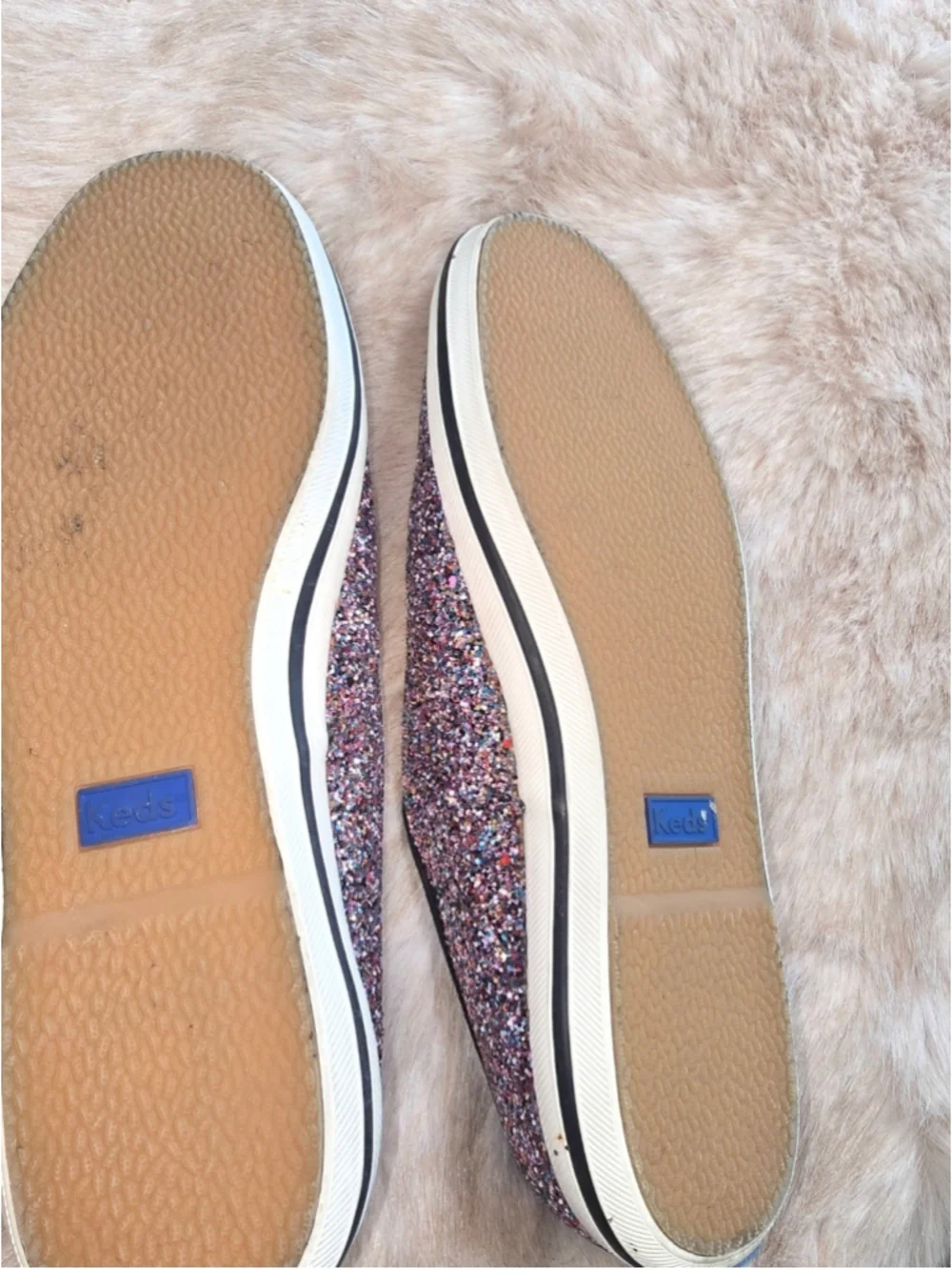 RAINBOW GLAM GLITTER KEDS FOR KATe SPADe size 9